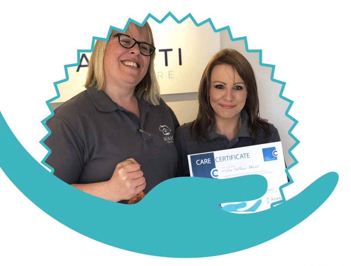 Our first employee passes the Care Certificate