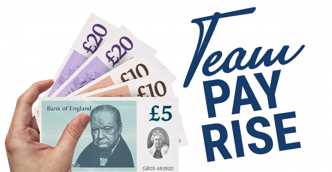 Team pay rise image