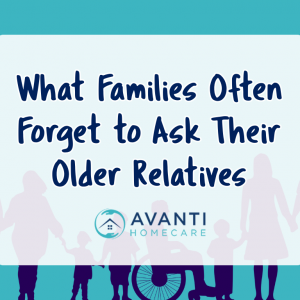 Walking Beside Families (10) What Families Often Forget to Ask Their Older Relatives